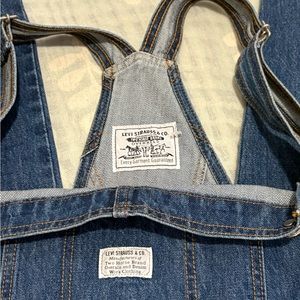 Levi's Blue Denim Overalls